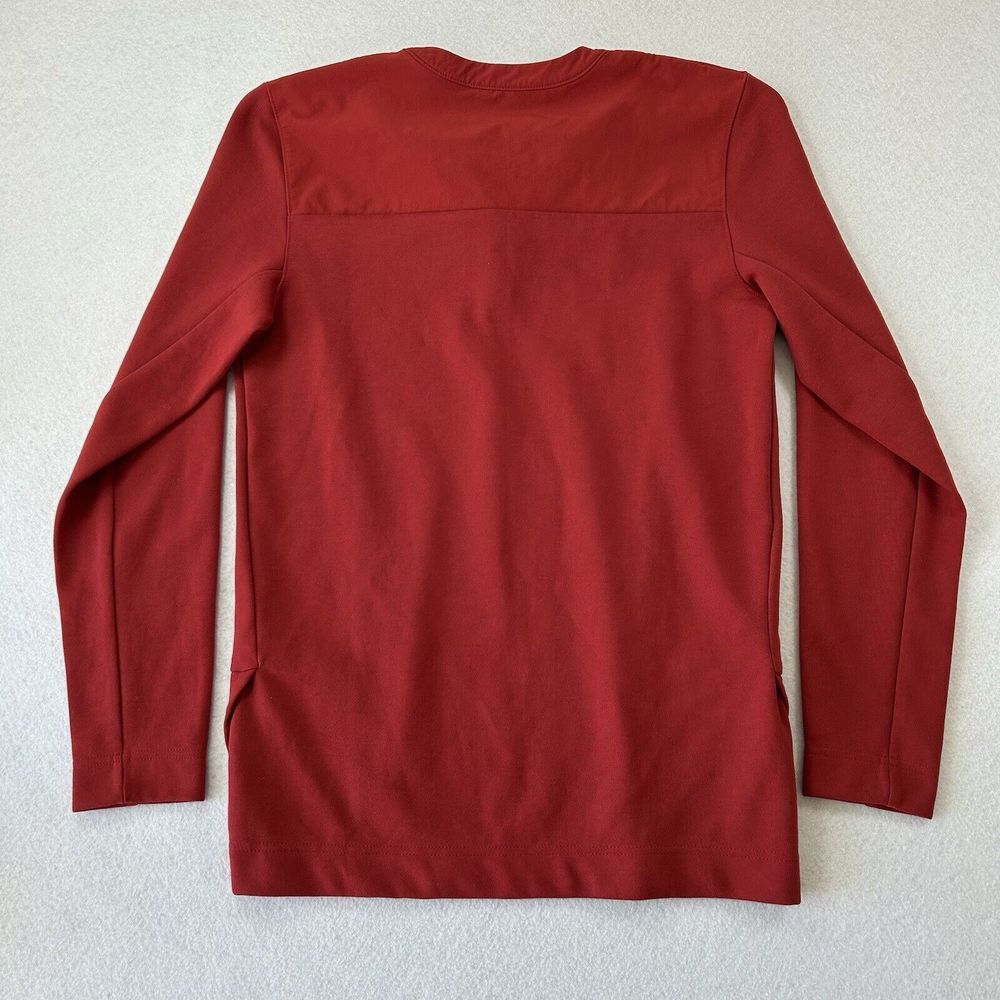 Nike 1/2 Zip Football Top Shirt Men's Small‎ Burgundy Red Dri Fit CW3509-613 - Picture 2 of 7